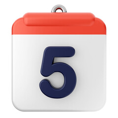 3d calendar icon