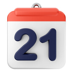 3d calendar icon