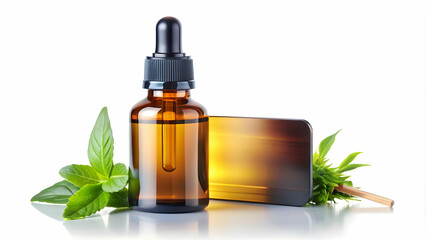 Fototapeta premium Photo Realistic as Essential oil bottle and soccer ball concept as An essential oil bottle paired with a soccer ball combining wellness and sport themes for a clean and isolated vector design. in Pho