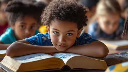 Global Literacy Event Featuring Educational Diversity and Study Books in an Academic Context for International Literacy Day