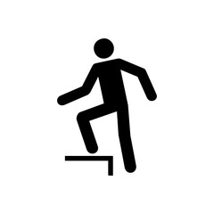 ISO prohibition safety signs_no stepping on surface symbol only