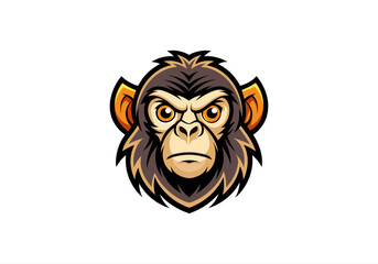 Obraz premium Angry Gorilla, animal, ape, big boss, bow tie, cigar, cigarette, club, esports, fitness, gaming, gorilla, gorilla head, gorilla logo, gym, King Kong, kingkong, logo design,, gorill mafia, mafia,