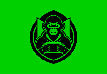 Angry Gorilla, animal, ape, big boss, bow tie, cigar, cigarette, club, esports, fitness, gaming, gorilla, gorilla head, gorilla logo, gym,  King Kong, kingkong, logo design,, gorill mafia, mafia,
