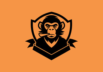 Angry Gorilla, animal, ape, big boss, bow tie, cigar, cigarette, club, esports, fitness, gaming, gorilla, gorilla head, gorilla logo, gym,  King Kong, kingkong, logo design,, gorill mafia, mafia,
