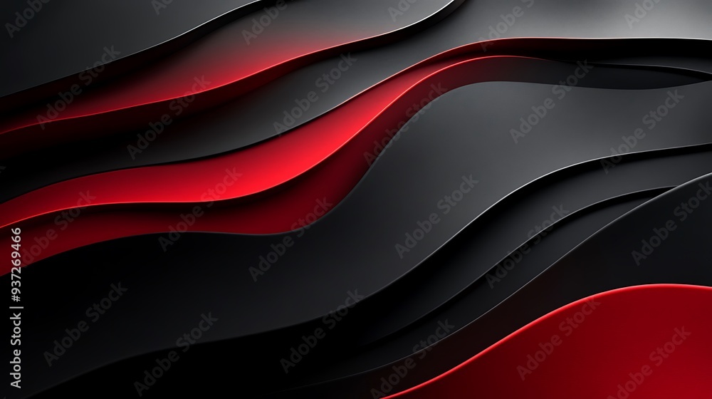 Poster red and black abstract background