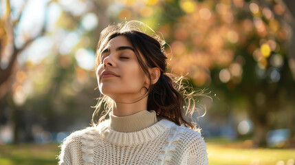 "Grace and Radiance: A Young Indian Woman Standing Poised Outside, Embracing the Vibrant Outdoors"
"Serenity in the Sunlight: A Beautiful Indian Woman Exudes Elegance While Standing Outside"