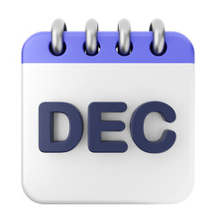 3d calendar icon