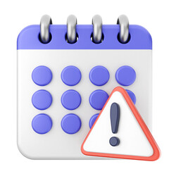 3d calendar icon