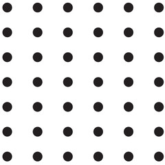 Abstract background with black and white circles. Seamless pattern