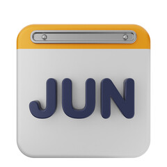 3d calendar icon