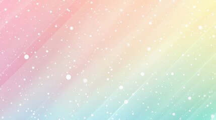 Fototapeta premium A soft gradient background with pastel colors and white dots, ideal for creative designs.