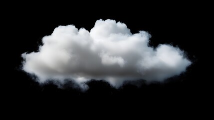 Fluffy Clouds Drifting Across Serene Sky on Bright Sunny Day