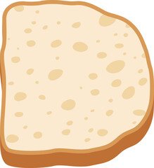 Bread Letter Alphabet Vector Element