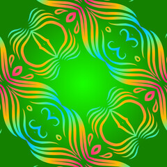 Seamless pattern Traditional Indonesian batik for decorating tile designs, walls, floors and commercial textile products