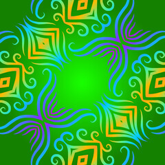 Seamless pattern Traditional Indonesian batik for decorating tile designs, walls, floors and commercial textile products