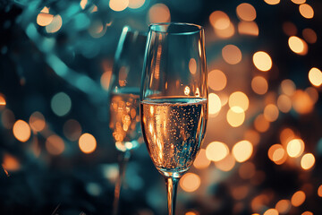 champagne glass, celebration