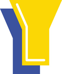 Pacman Letter Alphabet Vector Element