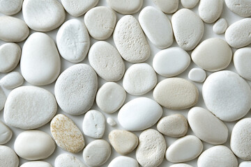 Fototapeta premium pebble white,.white stone