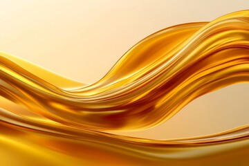 flowing liquid gold, with shiny and reflective surfaces