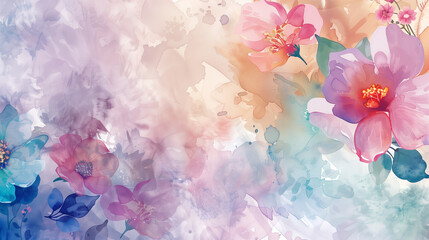 "Ethereal Garden: Soft Pastel Floral Watercolor Texture"
"Delicate Blossoms: Watercolor Floral Wallpaper with Gentle Hues"