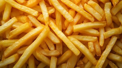 realistic full hd photo french fries covering completely the surface of the image