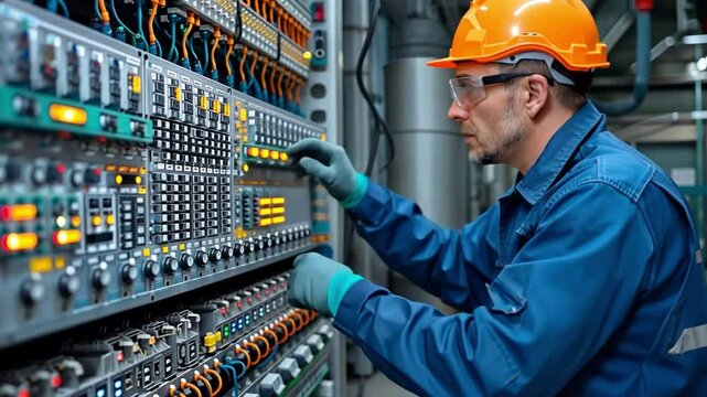 Pressure steam drum commissioning and control panel examination by an electrical engineer