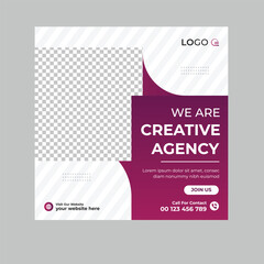 Digital agency social media template