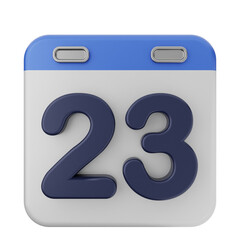 3d calendar icon