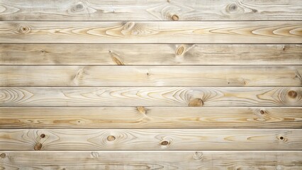 Naklejka premium Soft, creamy light exposes the gentle wash of wooden planks, revealing a subtle gradient of beige and gray in a rustic, textured pattern.