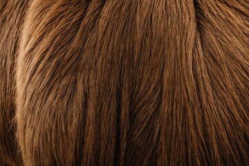 Detailed macro picture  of a brown cow skin