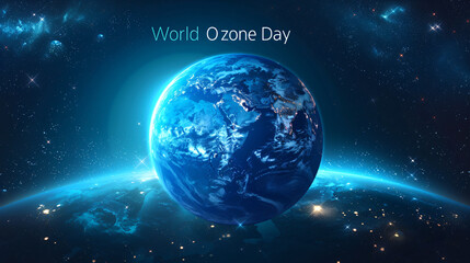 Obraz premium Celebrate World Ozone Day with Impactful Illustrations for Global Awareness 