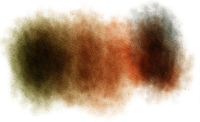 Watercolor paint stain texture overlay, realistic cutout, transparent background