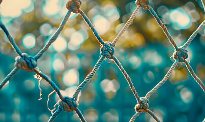 Fototapeta premium football-themed graphic and photo for advertising