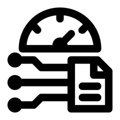 dashboard, data science, data visualization, artificial intelligence, analytics, infographic outline icon