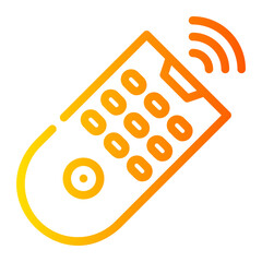 remote control gradient icon
