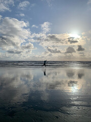 Washington Beach Reflection