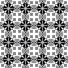 black and white seamless pattern