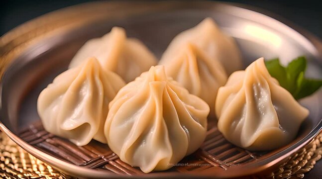Traditional Fresh Steamy Modak Dumpling