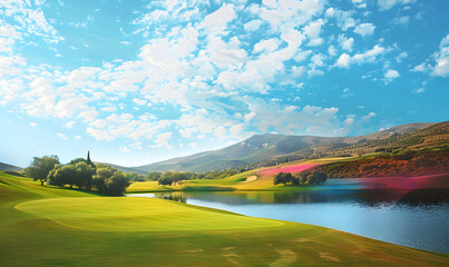golf-themed graphic advertising backgrounds.