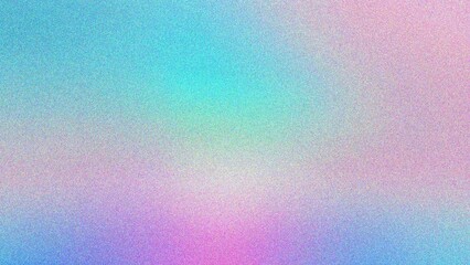 Abstract pastel holographic blurred grainy gradient banner texture background 
