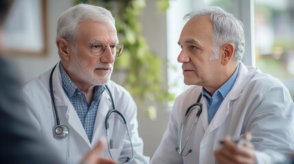 Doctor Providing Medical Advice to an Elderly Patient