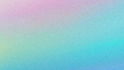 Abstract pastel holographic blurred grainy gradient blue background texture banner 