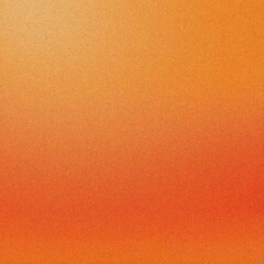 Naklejka premium Orange color grainy noisy color gradient background, texture effect, poster header banner design backdrop 