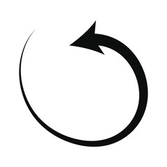 Long curved hand drawn arrow vector. long arrow. curve arrow.  Eps 10.