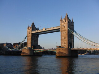 Tower bridge in London city