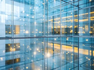 Abstract Glass Building Background - Modern Architecture and Interior Design
