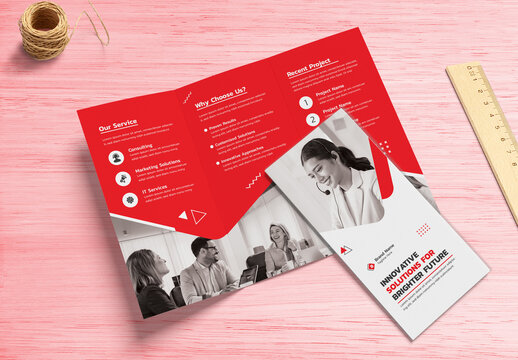 Digital Agency Trifold Brochure