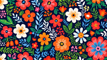 Creative hand-painted traditional Norwegian Scandinavian folk art with bright floral patterns.