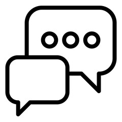 Fototapeta premium Chat Icon