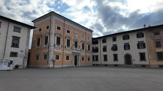 Historic building around Pisa Cemetery old town, Italy
